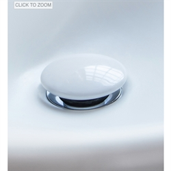 Gustavsberg Estetic Pushdown bundventil i hvid